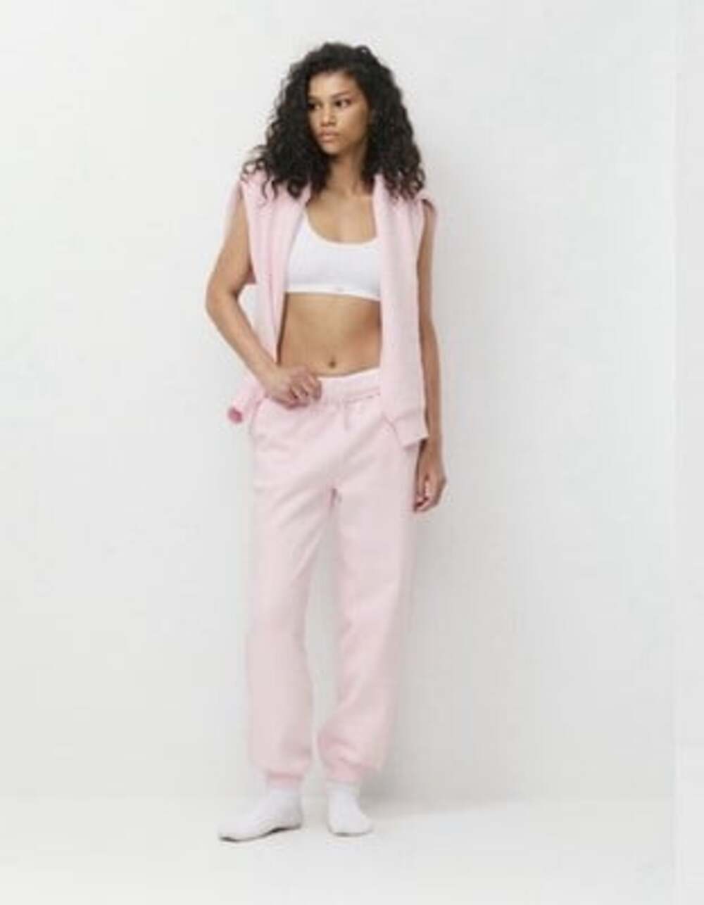 Aritzia Sweatfleece Cargo Joggers Womens XS Pink Cozy Fleece Mega Fit Pants